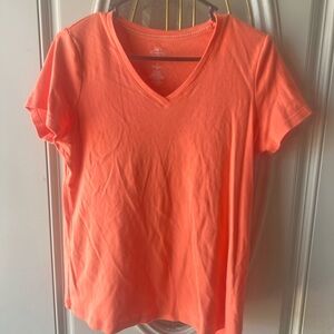 St. John's Bay Orange Short Sleeve T-Shirt